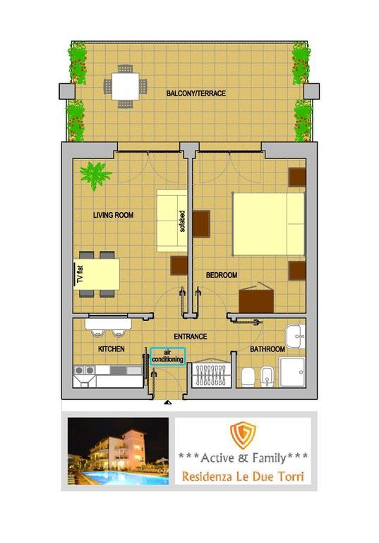 Апарт готель Residenza Le Due Torri Рива-дель-Гарда Екстер'єр фото